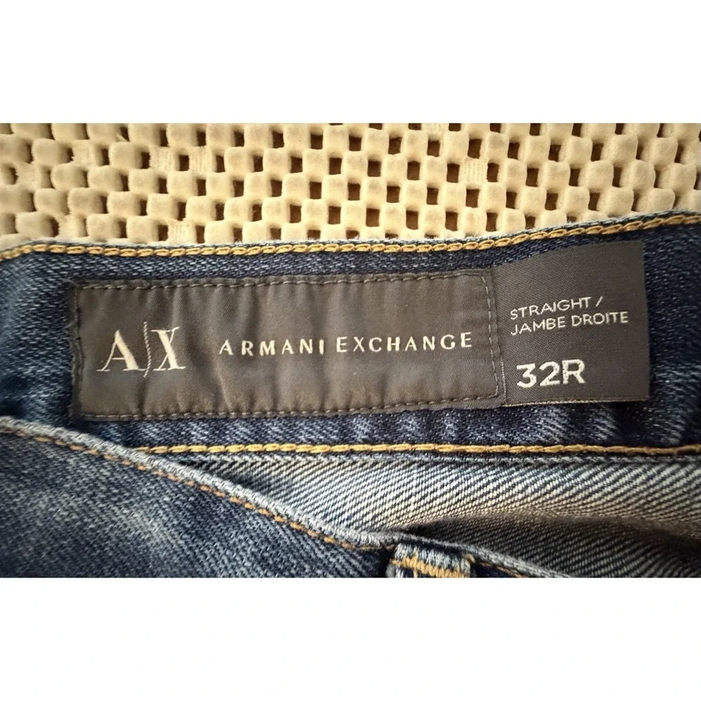 Armani Exchange‎ Jeans A|X Men Straight Leg 32 R 32 Inseam 2014 Y2K 100% Cotton
